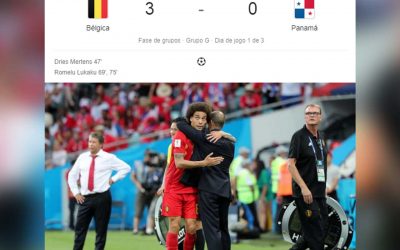 Bélgica vence Panamá com dois de Lukaku