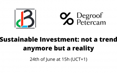 Webinar ‘Sustainable Investment: not a trend anymore but a reality’