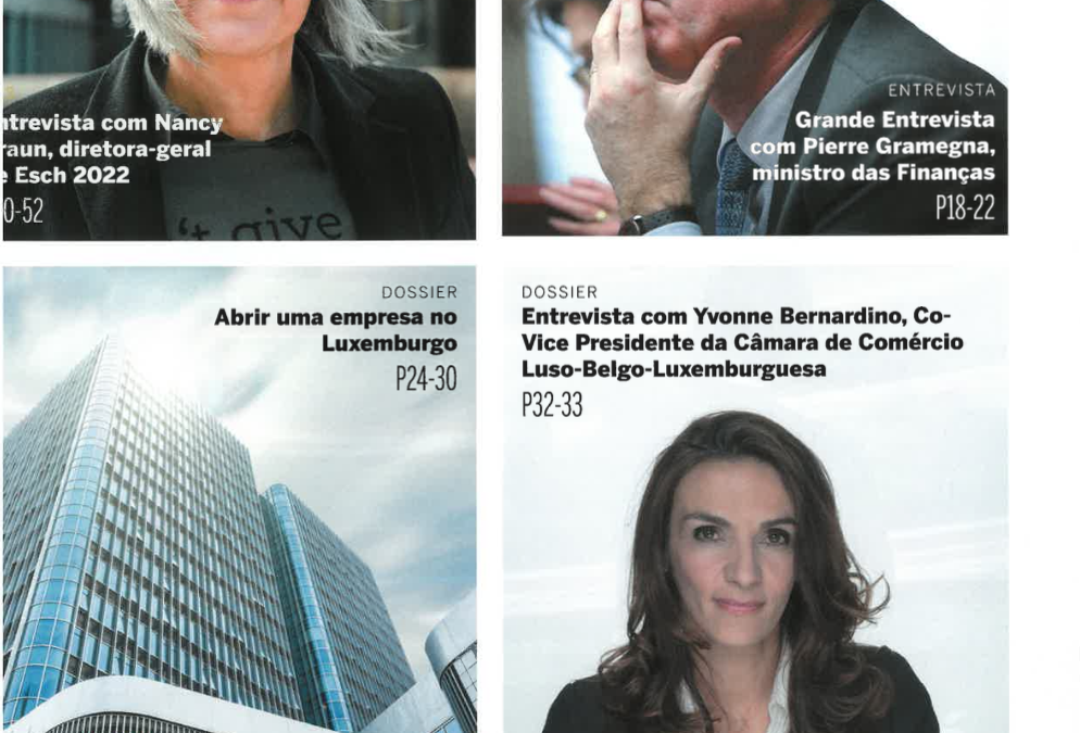 Artigo Revista Decisão | Câmara de Comércio Luso-Belga-Luxemburguesa quer desenvolver a atividade no Luxemburgo